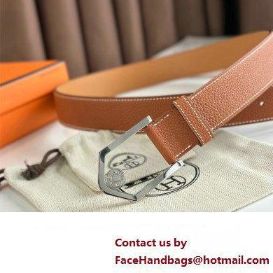 Hermes Licol belt buckle  &  Reversible leather strap 35 mm 01 2023